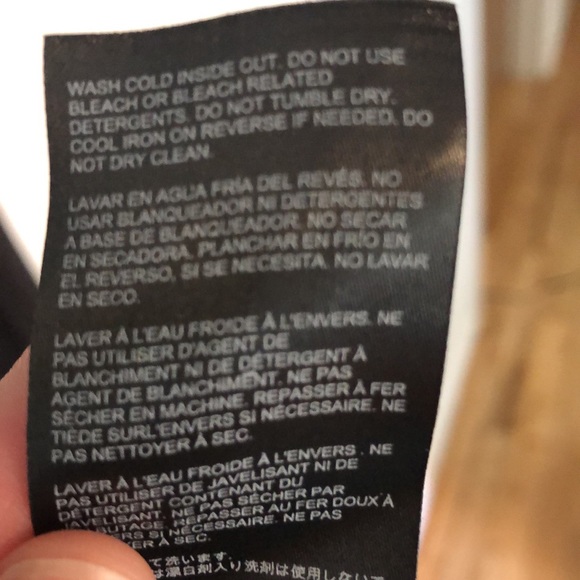 Bebe ink blot dress in blues & greens & black arms - Picture 5 of 5